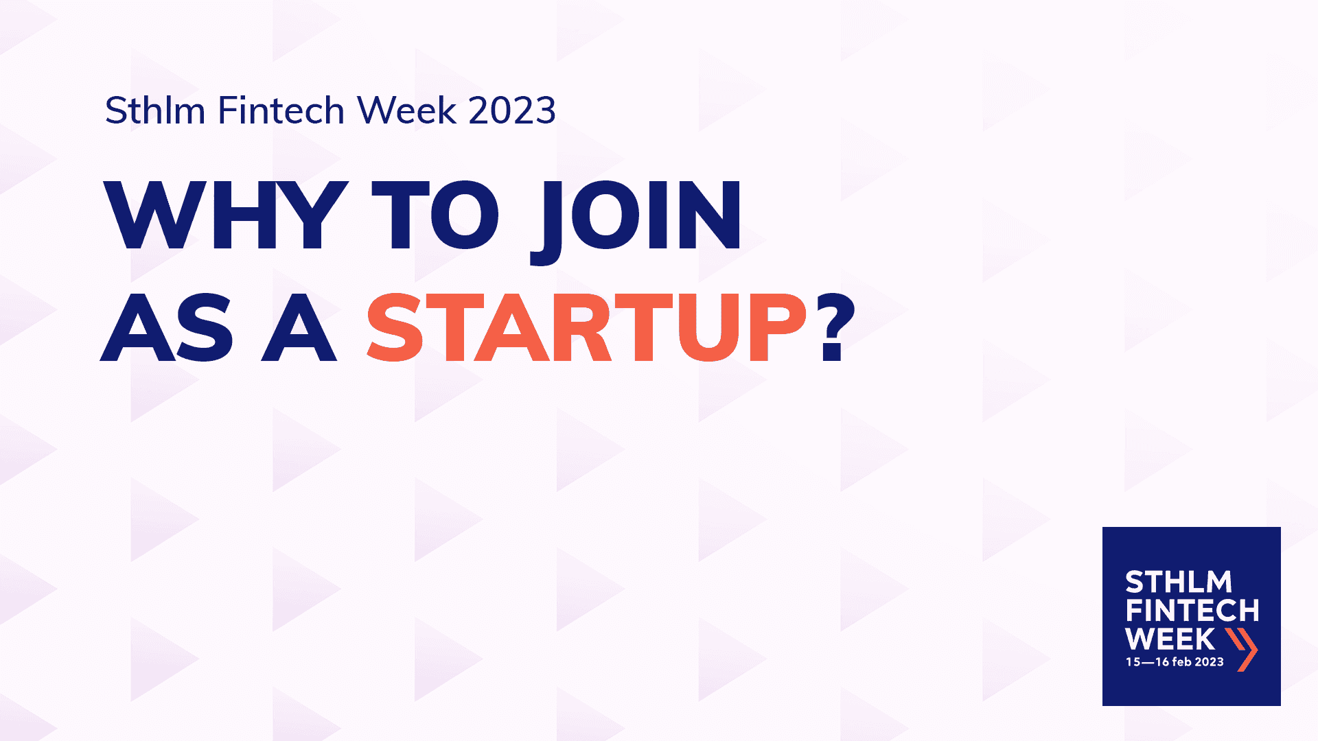 How to join as a Startup